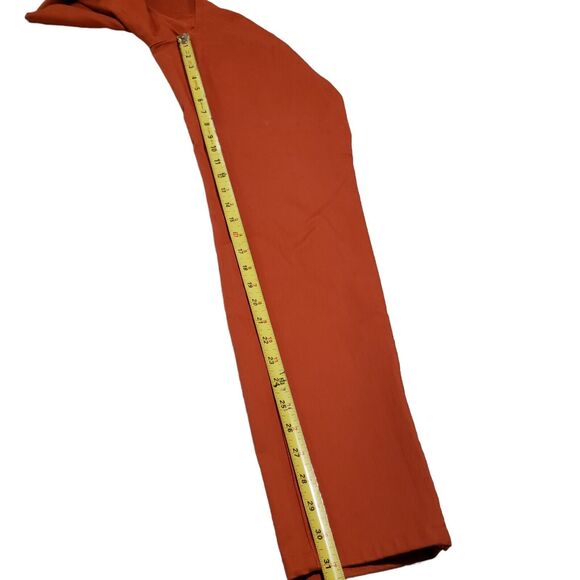 Soft Surroundings Colorful Sz MT Rust Elastic Waist Pull On Snap Ankle Leggings - Picture 5 of 10